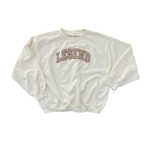 Rylee + Cru NWT Oversized Sweatshirt Legend 8-9y - Picture 1 of 6